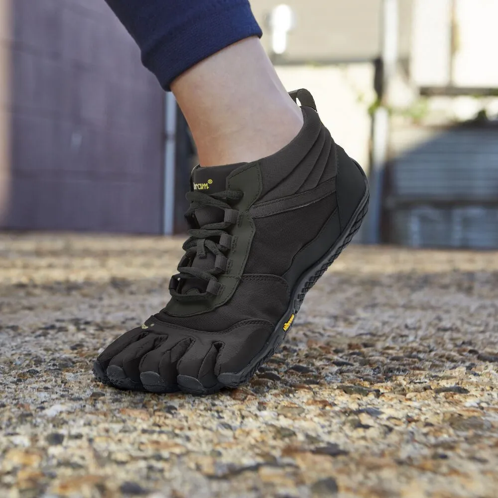 Vibram V-TREK INSULATED Womens Five Fingers Barefoot Feel Trainers - Black
