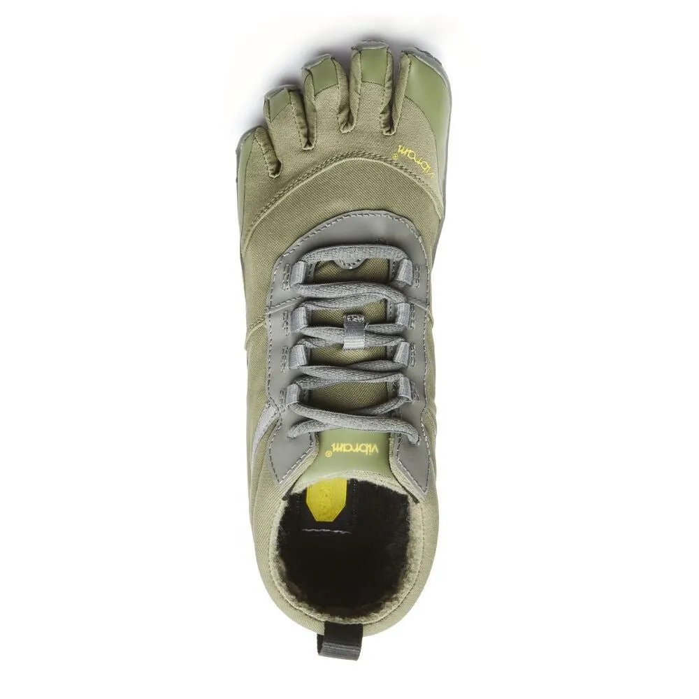 Vibram V-TREK INSULATED Womens Five Fingers Barefoot Trainers - Military/Grey