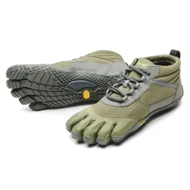 Vibram V-TREK INSULATED Womens Five Fingers Barefoot Trainers - Military/Grey