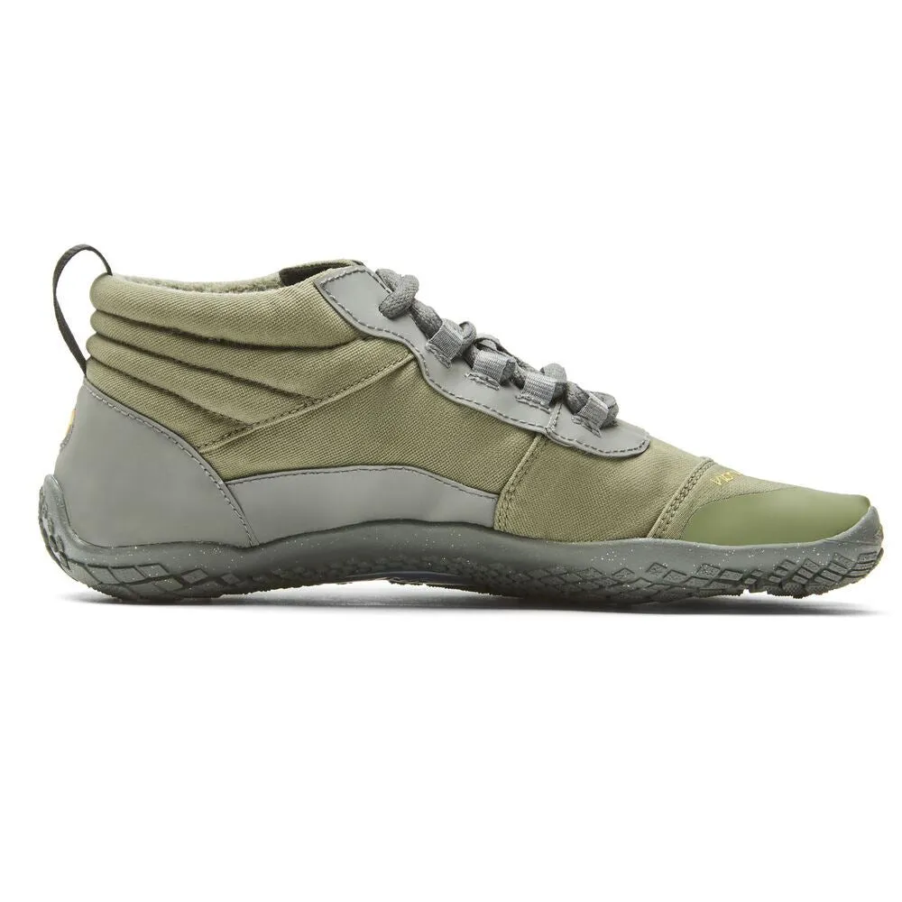 Vibram V-TREK INSULATED Womens Five Fingers Barefoot Trainers - Military/Grey