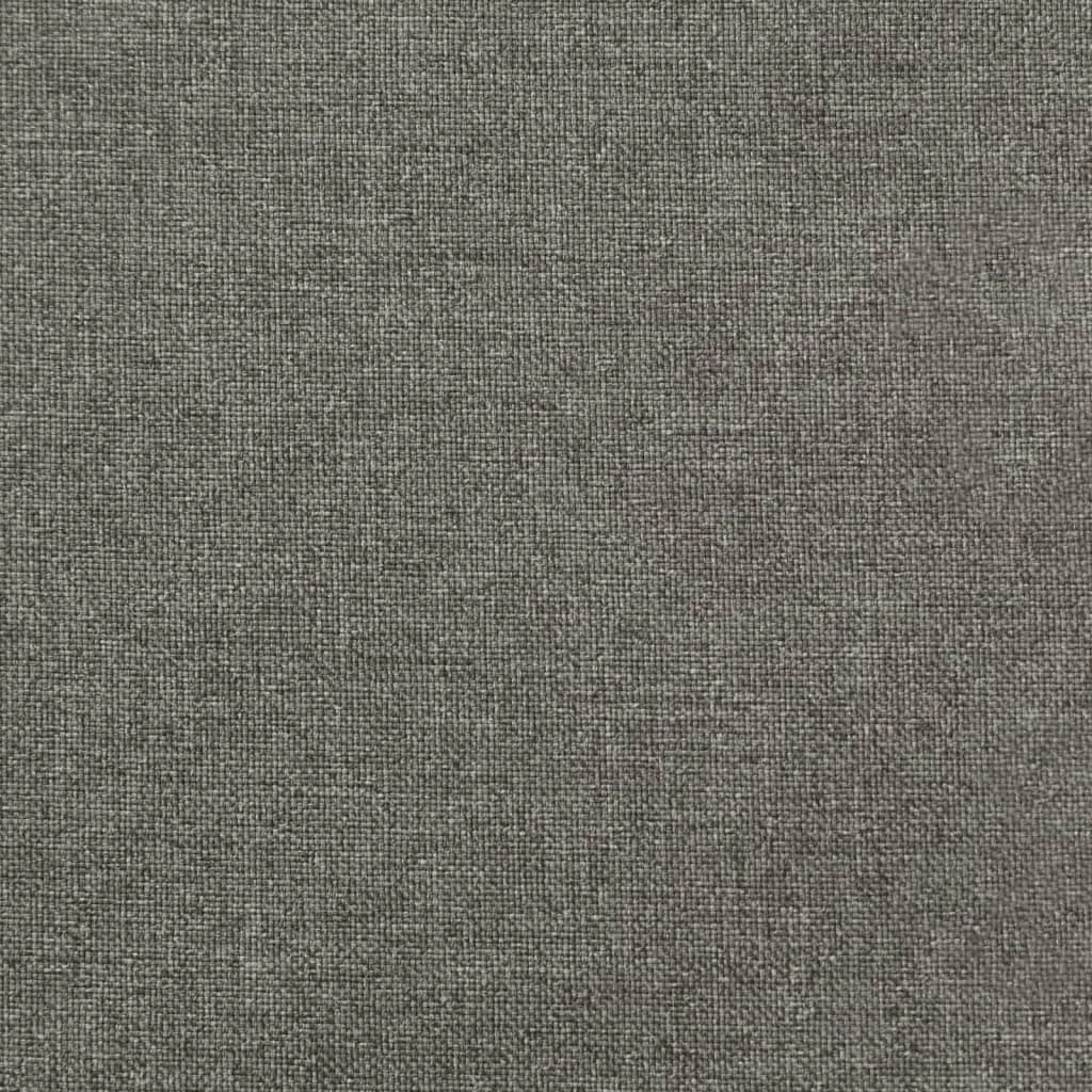 vidaXL Highback Chair Cushions 4 pcs Melange Dark Grey 120x50x4 cm Fabric